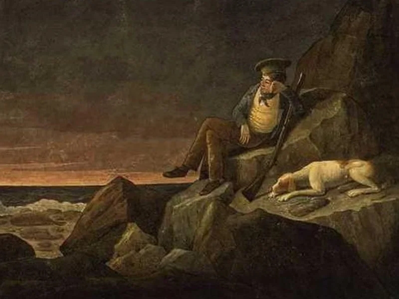 1793-Augustus Earle - Solitude, Tristan da Cunha, 1824